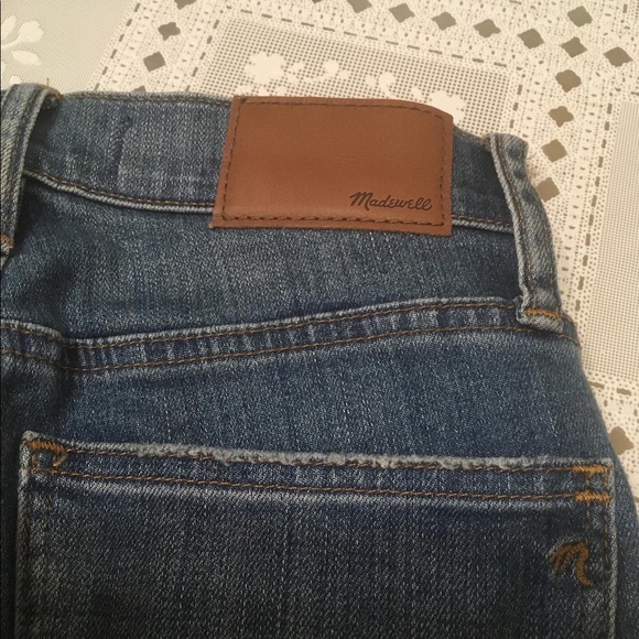 Madewell 9" High-rise Skinny Jeans In Allegra Wash: Rip And Repair, Sz 24 - Picture 5 of 16